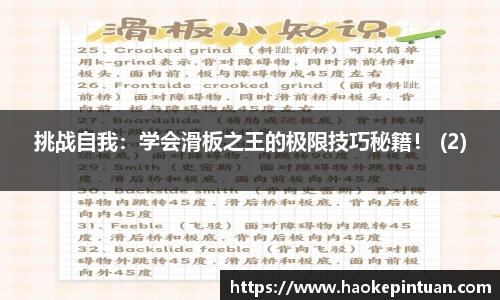 挑战自我：学会滑板之王的极限技巧秘籍！ (2)
